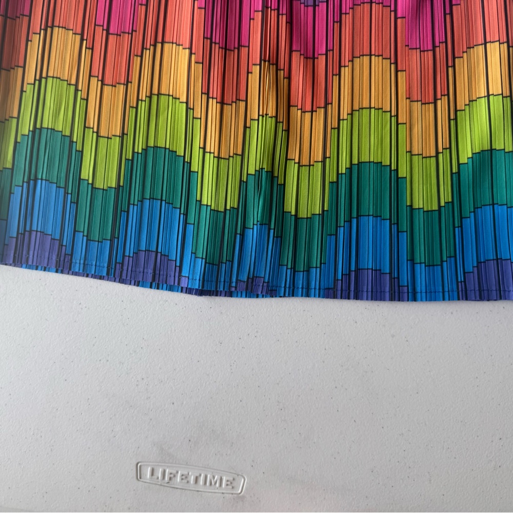 Dressed in La La Colorful Rainbow Maxi Dress - Picture 4 of 5